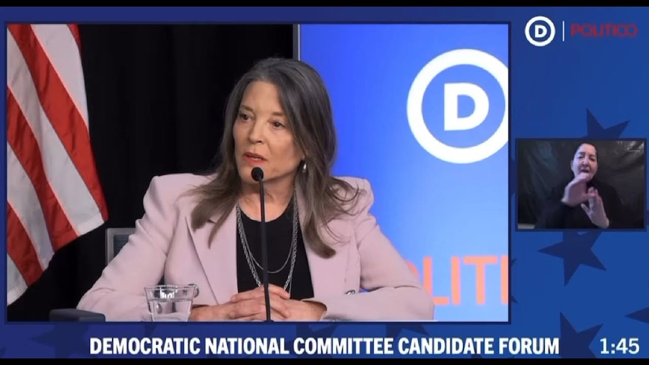 This Is Bigger Than The Democratic Party - Marianne Williamson for DNC Chair